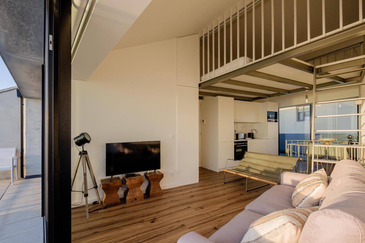 Boutique Rentals- Attico Luxury Design-Ocean Views OOporto Exteriör bild